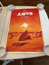 JAWS 50th Anniversary Print Poster by Matt Ryan Tobin Edition Of 100