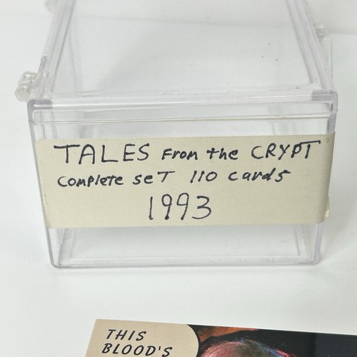 Juego completo de 110 cartas coleccionables Tales From The Crypt 1993 - Imagen 3 de 9