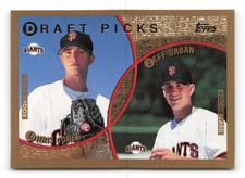 1999 Topps #213 Chris Jones / Jeff Urban Rookie San Francisco Giants RC