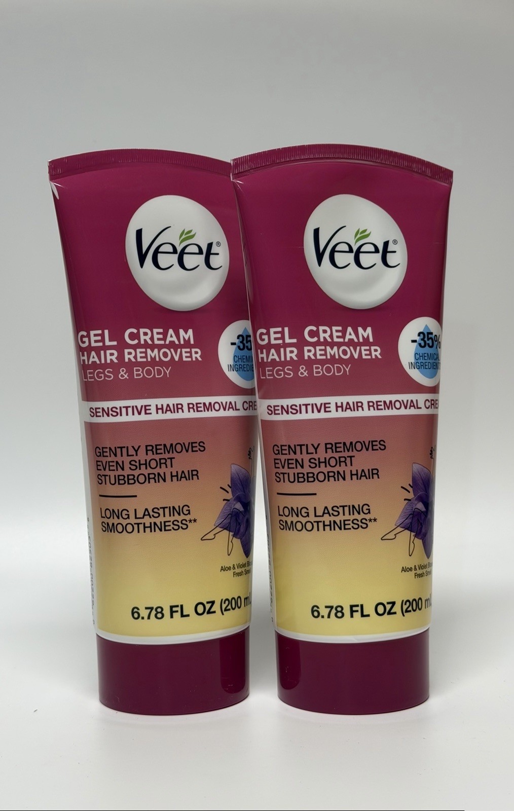 Hair Remover Legs & Body 6.78 Oz Each ( Pack 2 )