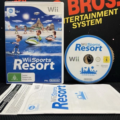 Wii Sports Resort W.Manual Nintendo Wii Wii U PAL LIKE NEW  TESTED FREE POSTAGE