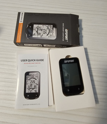iGPSPORT BSC100S Fahrradcomputer GPS/GNSS, ANT+, Bluetooth, Schwarz,WIE NEU!