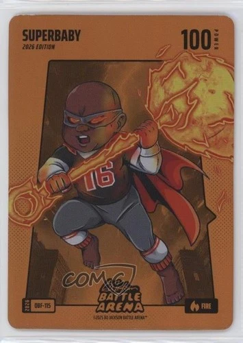 2026 Bo Jackson Battle Arena TCG - The Griffey Set Orange Battlefoill Superbaby