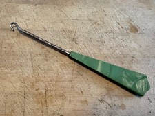 Antique Vintage Shoe Boot Button Hook with Celluloid Handle 1930  s-1940  s