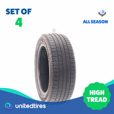 Set Of 4 Used 21555r17 Michelin Defender 2 94h - 8-1032 15lic