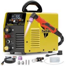 55A Plasma Cutter [Large LED Display], Non Touch Pilot ARC High Frequency Air...