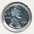 1943 WWII Lincoln Wheat Steel Penny Collectible US Collection Very Good War Coin