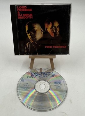 Lord Finesse DJ Mike Smooth Funky Technician CD 1990 German First Press Rap