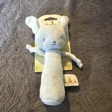 Bunnies by the Bay Friendly Blue puppy Dog Chime Rattle New