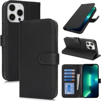 Echtleder HüLle FüR Iphone 13 Pro Max / 12 Pro Max Mit Rfid Blocker