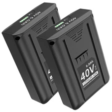 2 PACK For Kobalt 40V MAX 6.0 Ah Extended Run Li-Ion Battery KB540-06 KB440-03