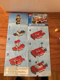 LEGO 30221 City Fire Car w/Instructions  - Retired