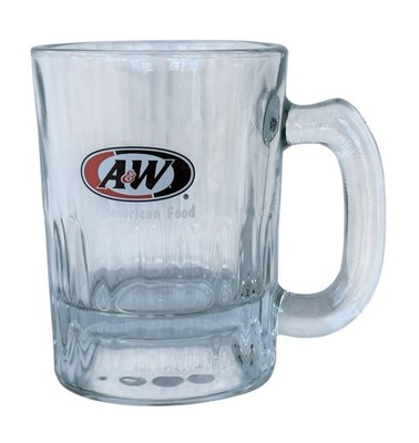 Vintage A&W Root Beer Mini Baby Mug Oval Logo AW Original Authentic