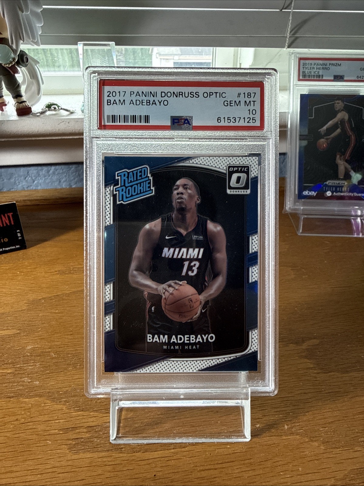 2017 Donruss Optic Bam Adebayo Rated Rookie #187 PSA 10 GEM-Miami Hear-83 Points