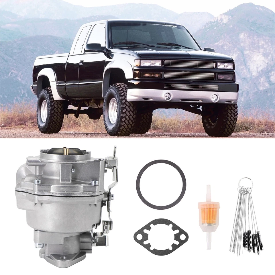 Carburetor Rochester 1 Barrel Chevy pickup truck 292ci 6-cylinder 4.8L 1963-1967 - Изображение 2 из 4