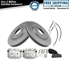 Brake Pad & Rotor Kit Premium G-Coated Ceramic Fits Nissan