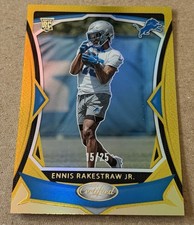 2024 Certified #148 Ennis Rakestraw Jr. Mirror Gold Foil RC 15/25 Missouri Lions