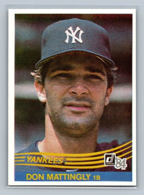 #ad #ad DON MATTINGLY 1984 Donruss Baseball RC Rookie #248 Yankees Reprint Stamp ODDBALL $9.88
