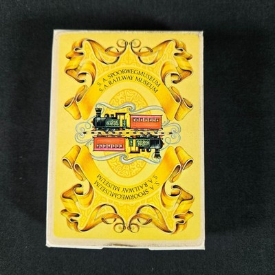 Vintage South African Railway Museum Playing Cards Sealed Deck 1970s Train