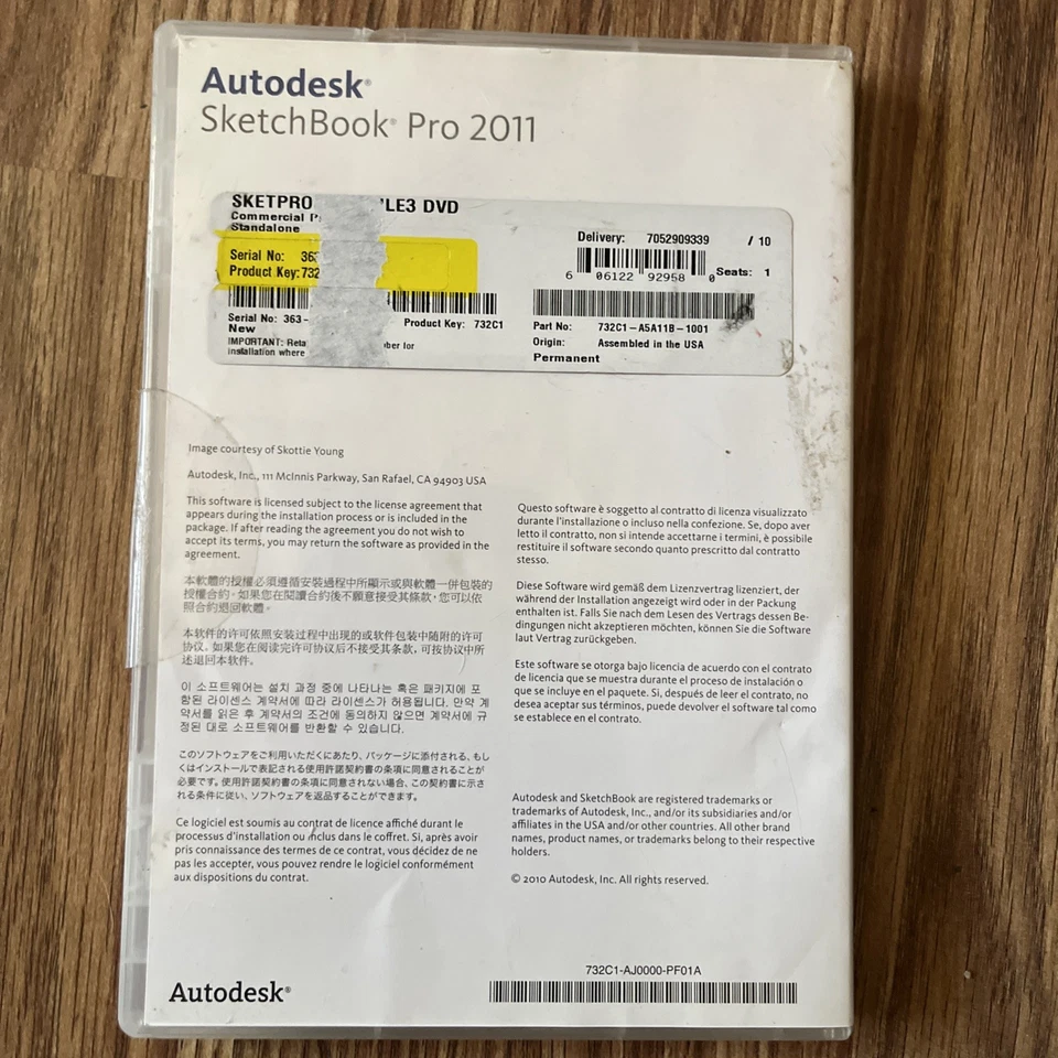 Autodesk Sketchbook Pro 2011 w/ Key Brand New Sealed - Image 3 of 4