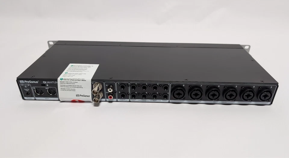 PreSonus Quantum 26x32 Thunderbolt 2 Audio Interface with Thunderbolt 2 Cable - Image 4 of 4