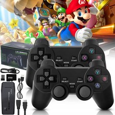 Retro Videospielkonsole 45000+Spiele,USB 4K HD TV Stick mit 2x Kabellose Konsole
