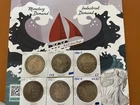 5 Morgan dollars in original condition, and one seated liberty dollar. 💥💥