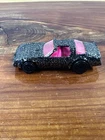 VTG 1977 Hot Wheels Hot Bird Black Glitter Pontiac Trans-Am Pink Interior Mattel