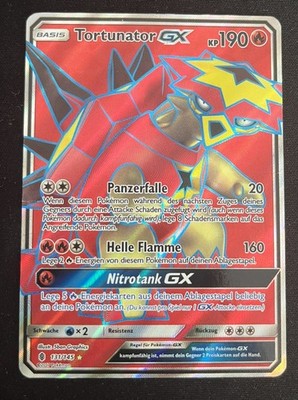 Tortunator GX 131/145 Stunde der Wächter Pokemon Karten deutsch NM