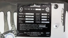 da lite projection screen - Model CM1501-06 - 121"