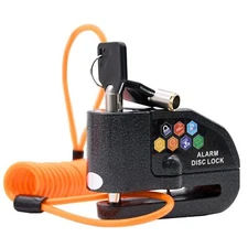 Candado Para Bicicleta Moto Motocicleta Con Alarma Bloqueo de Disco