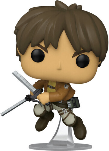 ¡Funko Pop! Animación: Attack On Titan - Eren Jaeger [Juguete Usado Muy Bueno] Vinilo