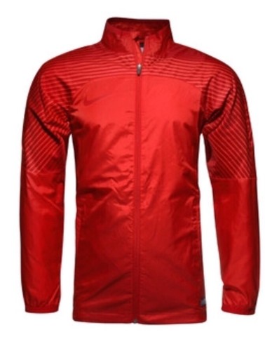 Nike Revolution Graphic II Tejido Entrenamiento Fútbol Rojo Jacket Swoosh Hombre - Imagen 4 de 10