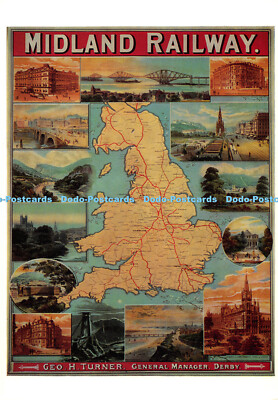 D049862 Midland Railway. Geo. H. Turner. Geschäftsführer. Derby. National Railwa