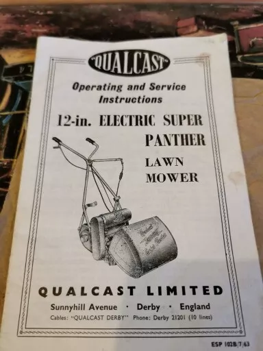 Qualcast electric lawnmower sale manual