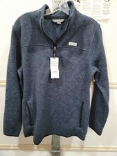 Eddie Bauer Men's 1/4 Zip Mock Neck Classic Fit Pullover Sweater Fleece