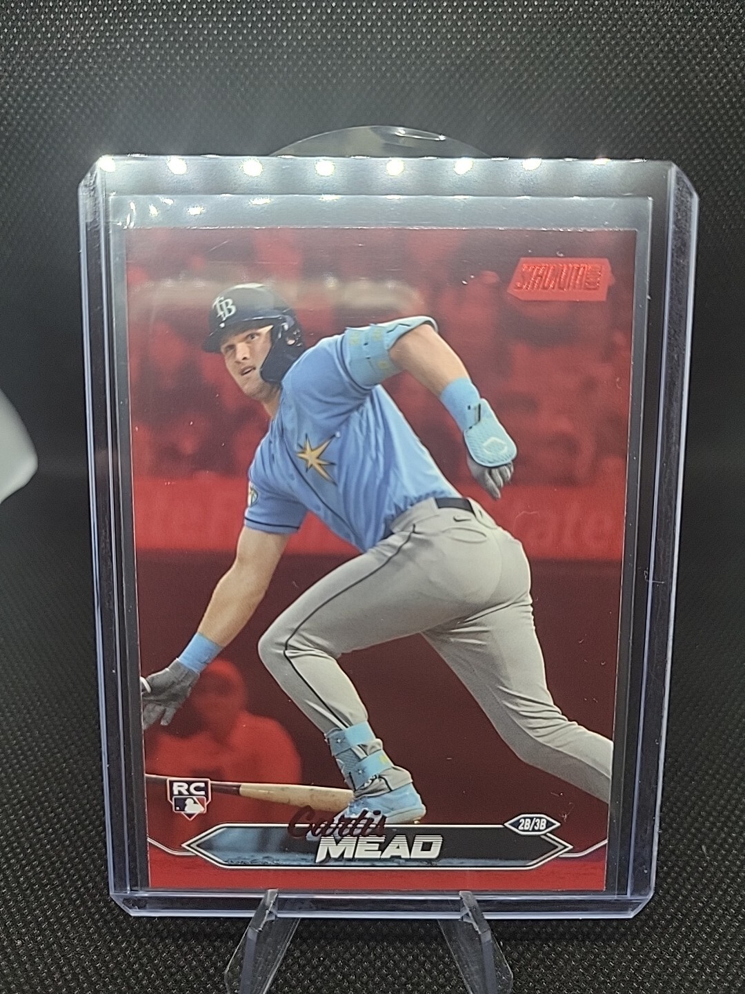 2024 Topps Stadium Club #271 Curtis Mead (RC) Red Foil