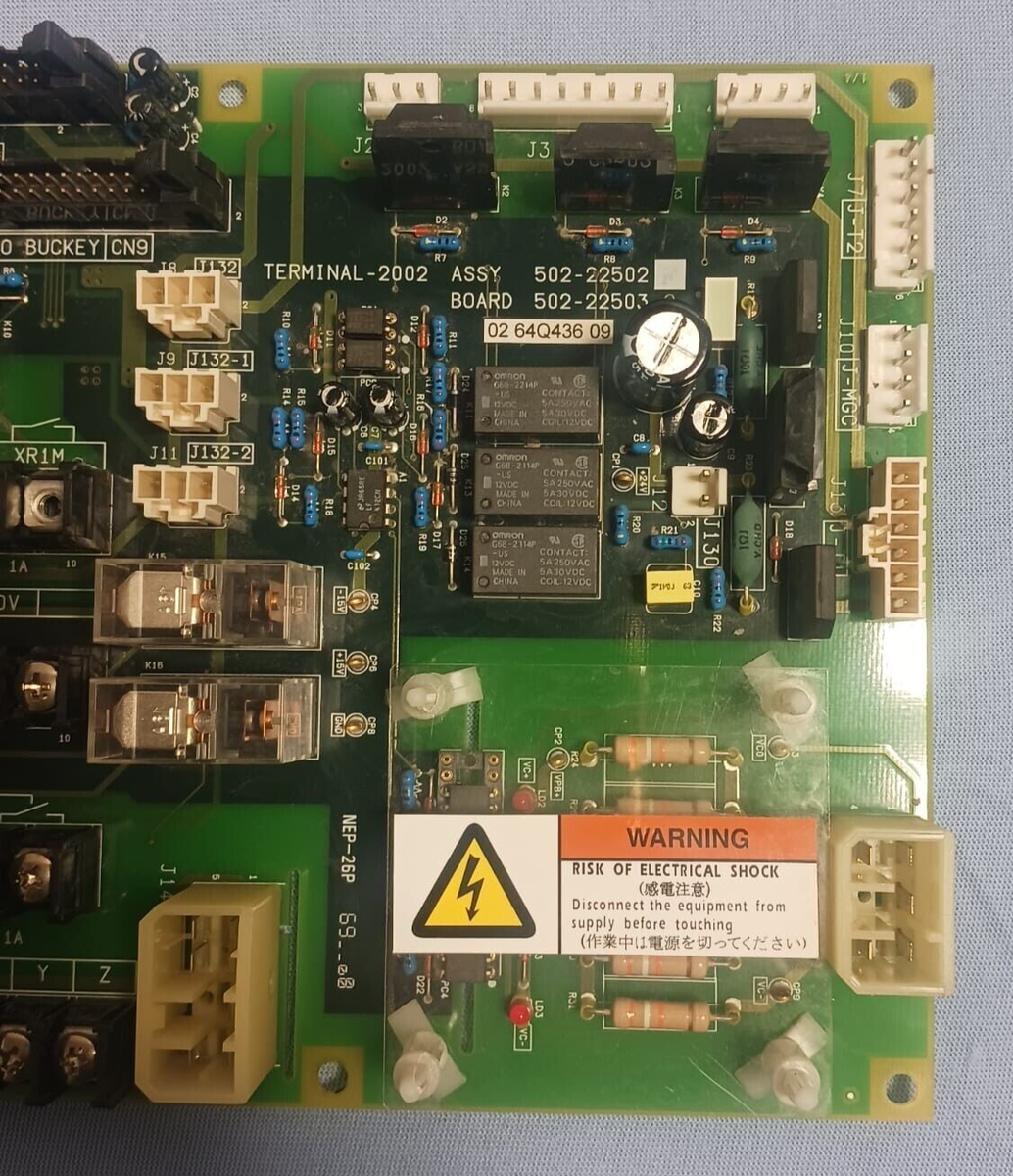 Shimadzu Terminal-2002 PCB Board 502-22502, 502-22503C, 02 64Q436