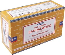 Satya Incense Sticks, Sandalwood, Black