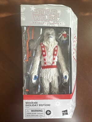 Hasbro Star Wars Wookiee Holiday Edition 6 in Action Figure Black Series E4