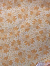 Yellow Tone On Tone Floral Quilter's Cotton Fabric 22" 2/3 Yd
