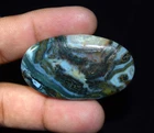 MOSS AGATE 100% Natural 55.00 Cts. Moss Agate Oval Cabochon, For Wire Wrapping