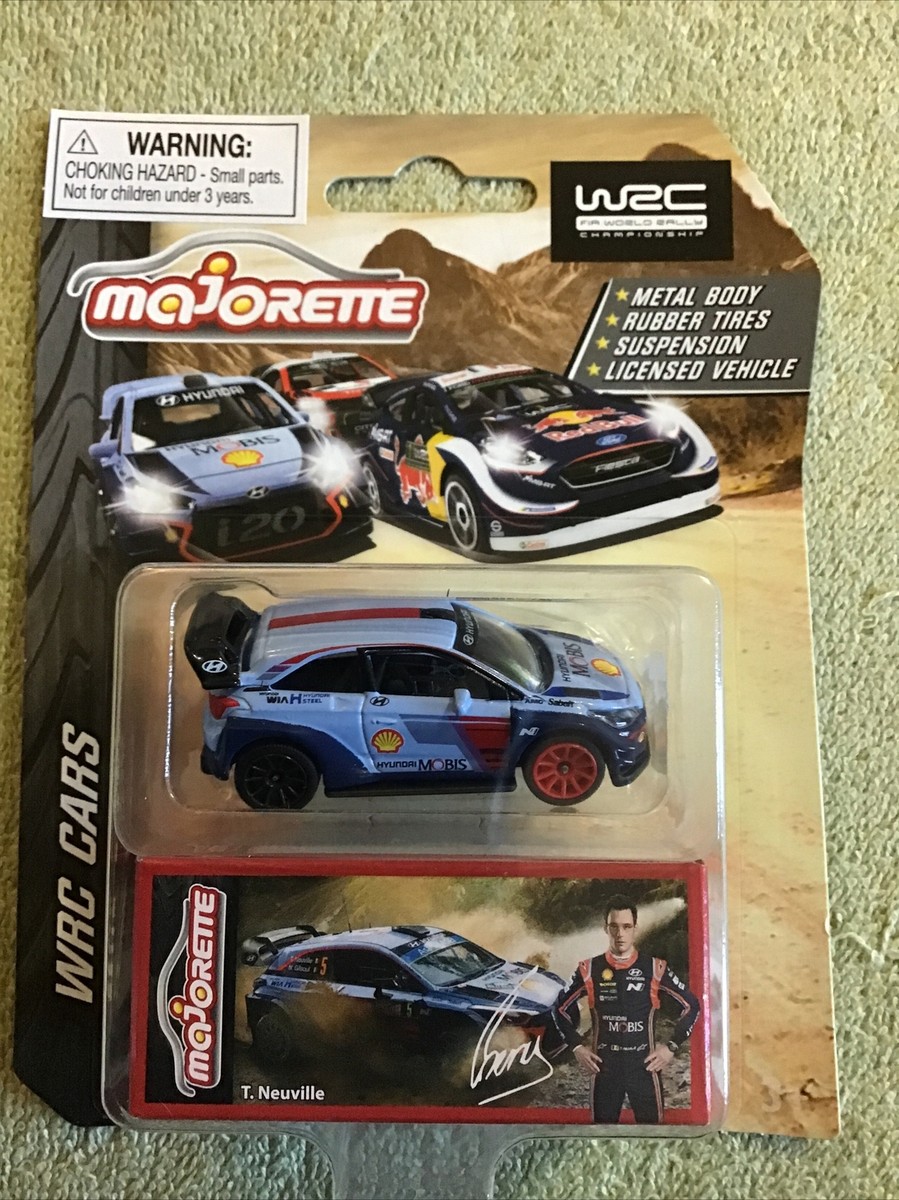 Majorette WORLD RALLY Cars THIERRY NEUVILLE HYUNDAI I20 COUPE 1/64