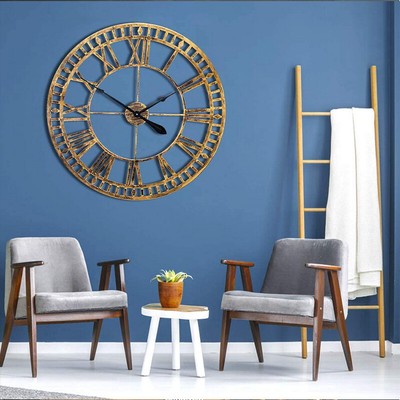 32 European Style Large Retro Wall Clock Home Decors Metal Vintage Collectables Ebay