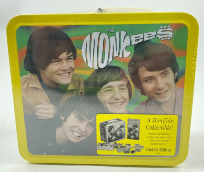 The Monkees Metal Lunchbox 1997 Sealed Shrink Wrap Video Puzzle