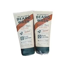 Duke Cannon Supply Co. Big Bourbon Oak Barrel Scent Beard Wash 6oz Lot of 2
