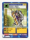 St-82 Knightmon Digimon Swedish Promo Card TCG Rare Digi-Battle Bandai Played