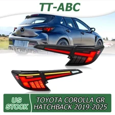TT-ABC LEDTaillights w/Dynamic Rear Lamp for 2019-25 Toyota GR Corolla Hatchback