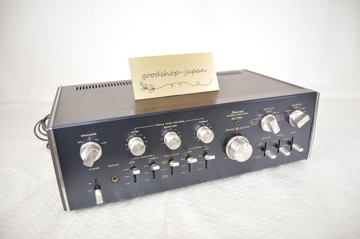 Sansui AU-7700 Integrated Vintage Stereo Amplifier Stereo Sansui AU-7700 Integrated Vintage Stereo Amplifier Stereo