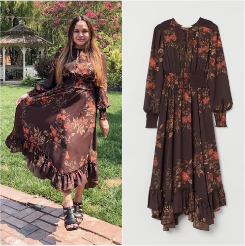 H\u0026M Beautiful Long Dress with Smocking 